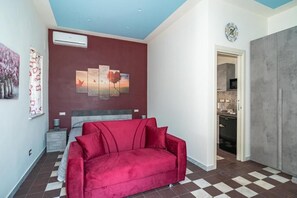 Apartment, Kitchen, City View | Living area - Casa Ciumifriddu (Fiumefreddo di Sicilia)