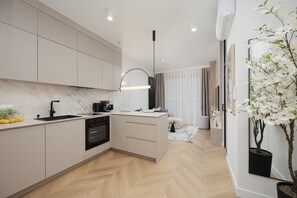 Interior - Modern Apartment in the Center | Air Conditioning | Place to Work (Warszawa)