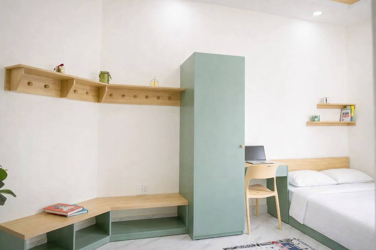 ห้องซูพีเรียดับเบิล | เครื่องนอนระดับพรีเมียม, Wi-Fi ฟรี, ผ้าปูที่นอน