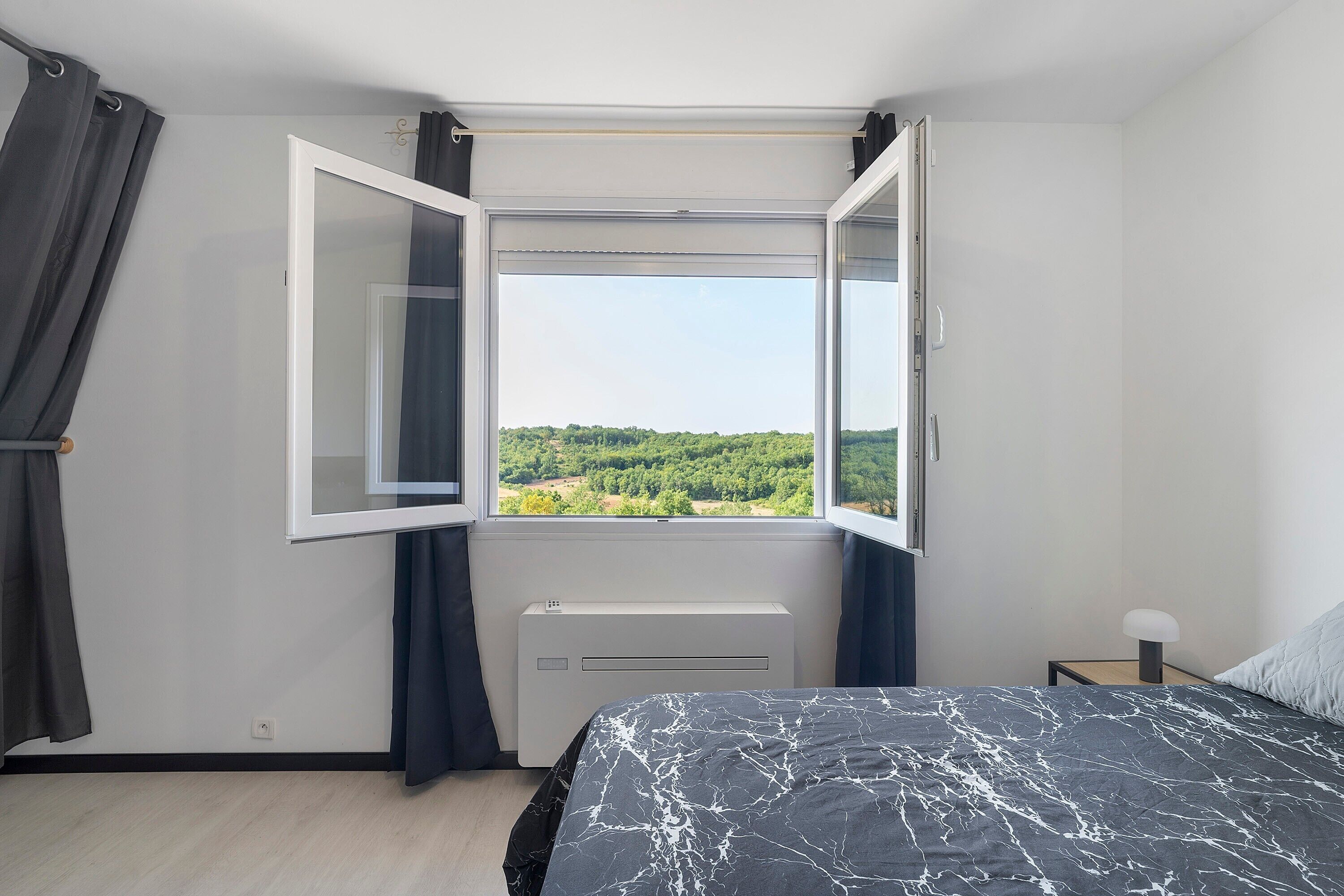 3 chambres, literie fournie