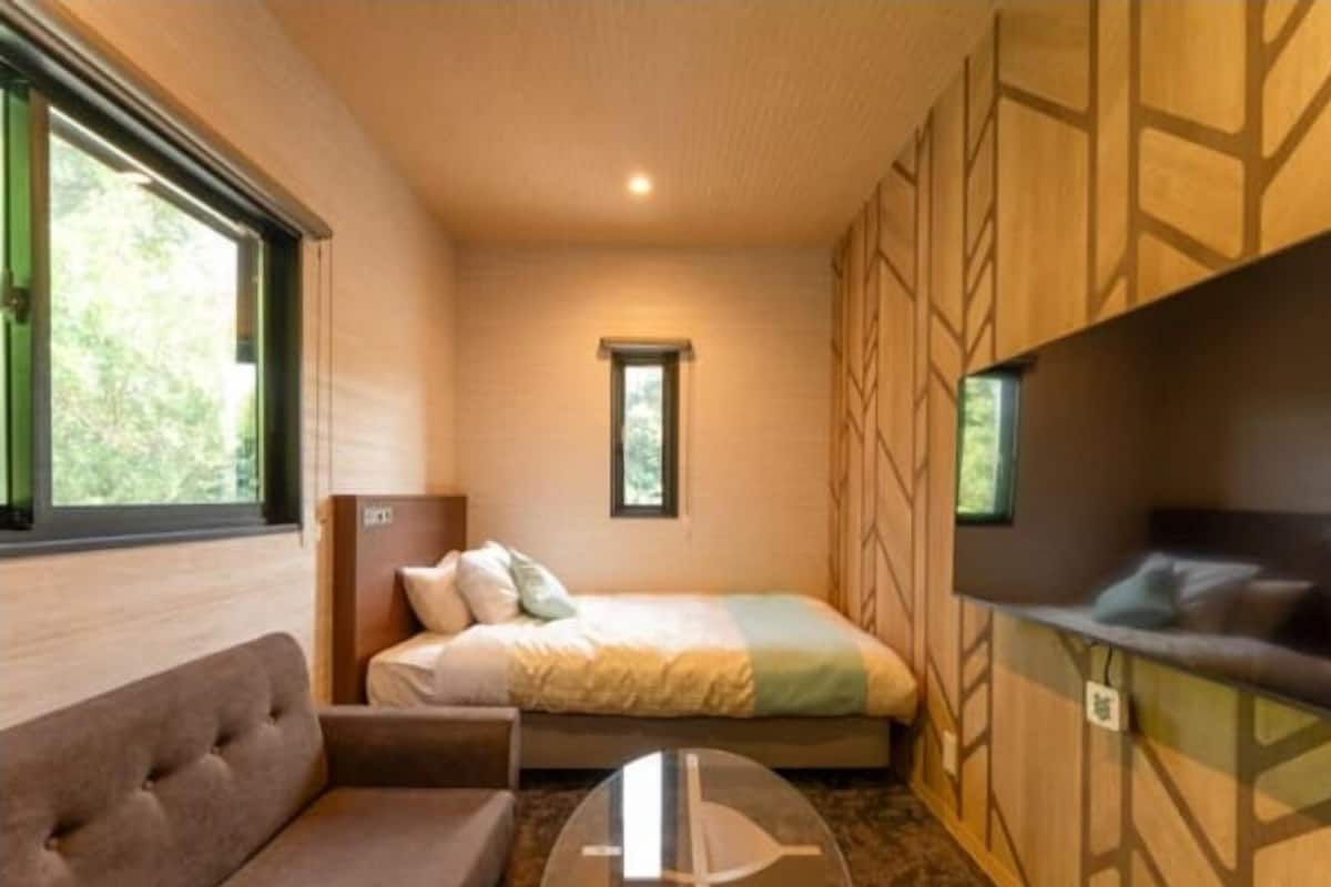 Phòng đơn Tiêu chuẩn, lò vi sóng, quang cảnh vườn