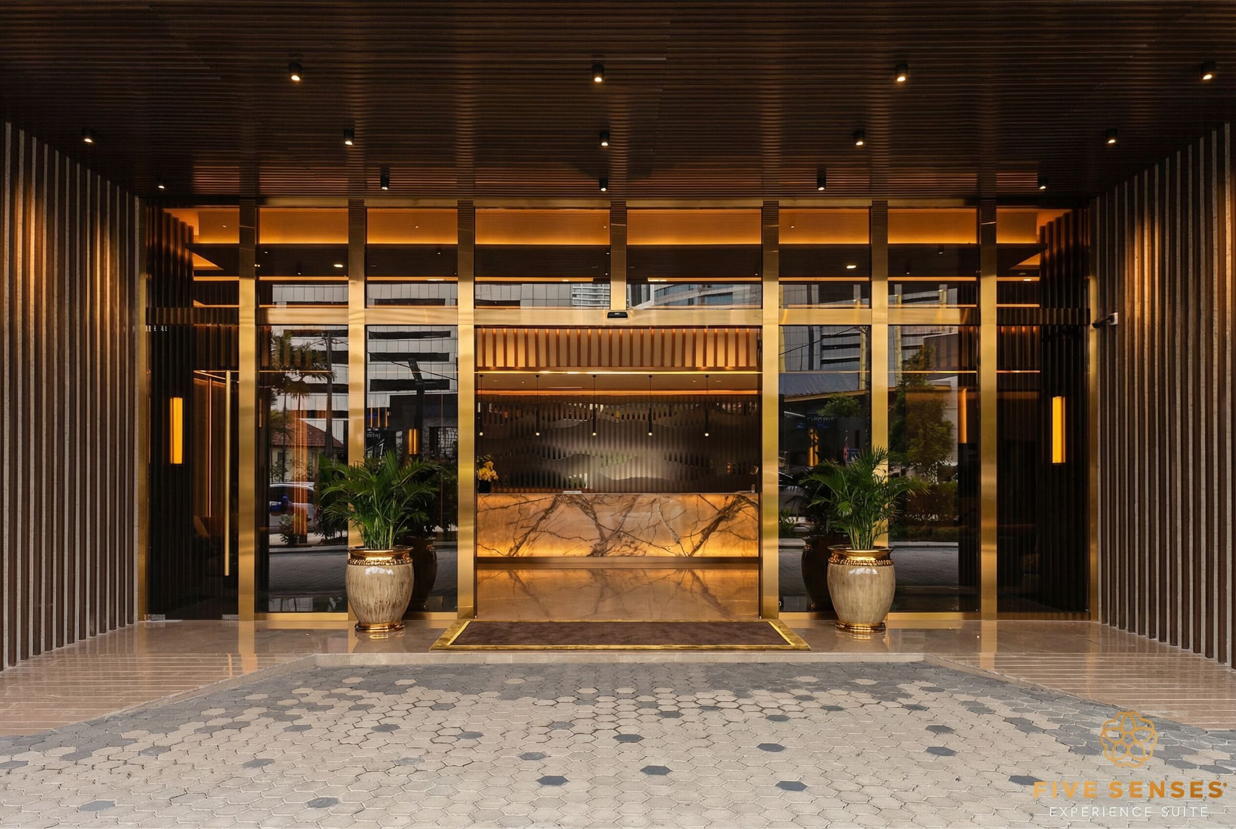 Entrée de l’hébergement