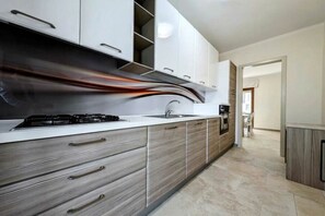 Private kitchen - Dimora Mare Blu: comfort and relaxation in Otranto, just minutes from the sea (Otranto)