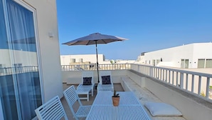 Penthouse, quang cảnh thành phố | Khu ẩm thực ngoài trời