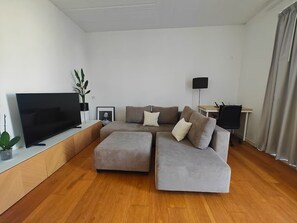 Penthouse, Stadtblick | Wohnbereich