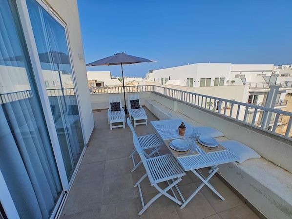 Kattohuoneisto, kaupunkinäköala