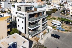 Apartment, 1 Bedroom, Balcony, City View | Exterior - 103 Piliou - City View Balcony & Shared Rooftop Pool (Limassol)
