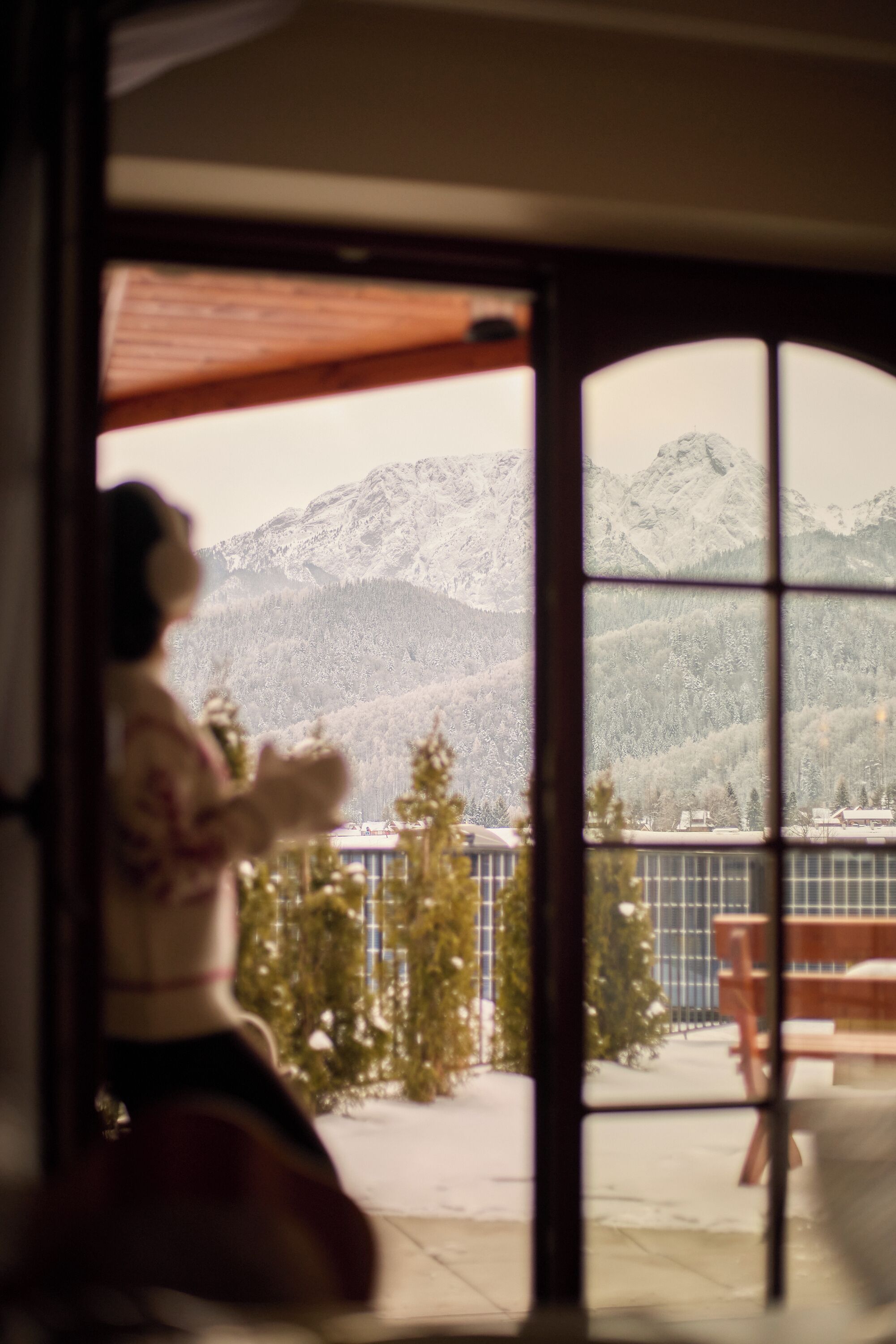 豪華公寓, 2 間臥室, 山景 | 露台/庭院