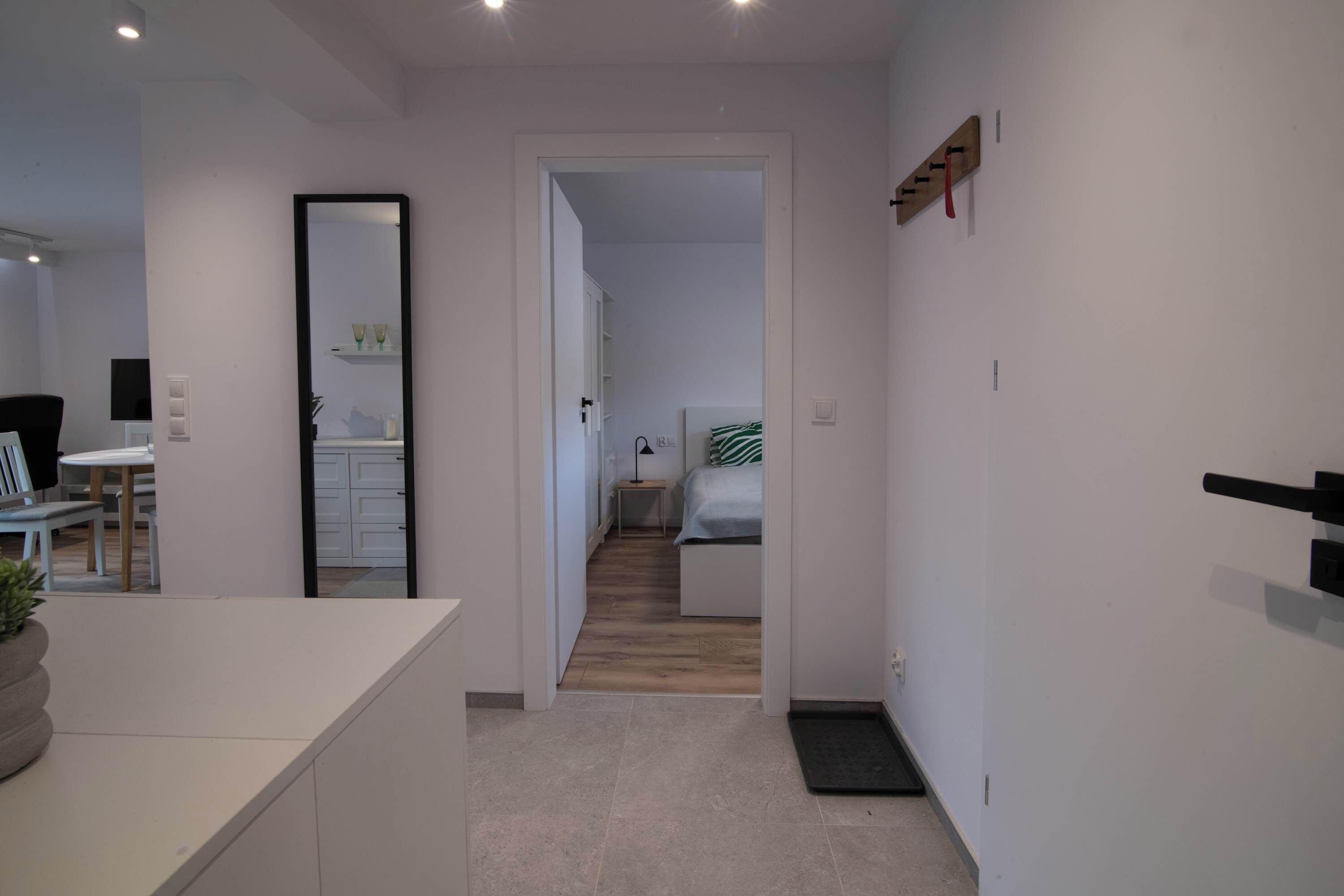 Desk, iron/ironing board, travel crib, WiFi