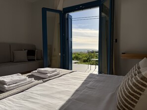 Deluxe-Studio, Terrasse, Meerblick