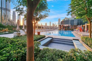 Pool - FIRST CLASS | 2BR | Burj Khalifa & Fountain View (Downtown)