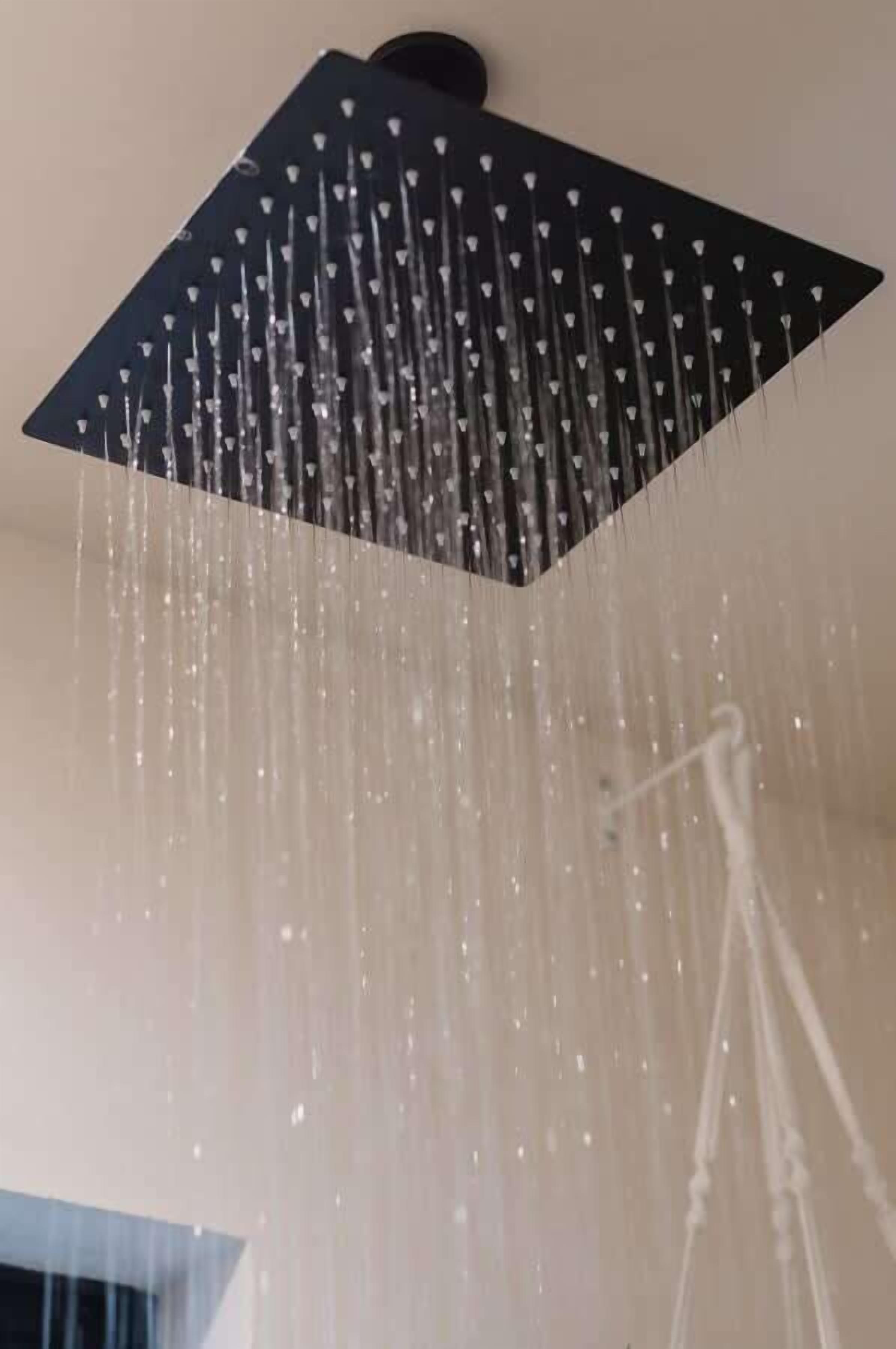 A showerhead with multiple nozzles.