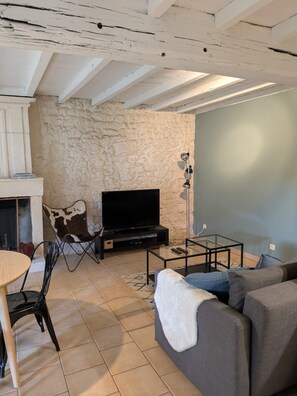 TV - Gite de "La Picoulade" – Renovated Farmhouse with Garden near Jonzac (Saint-Hilaire-du-Bois)