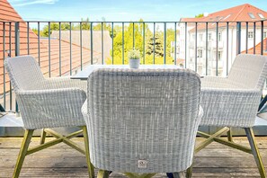 Outdoor dining - Baltischer Hof apartment 55 (Ostseebad Boltenhagen)