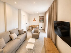 Penthouse Deluxe, quang cảnh biển | Khu phòng khách