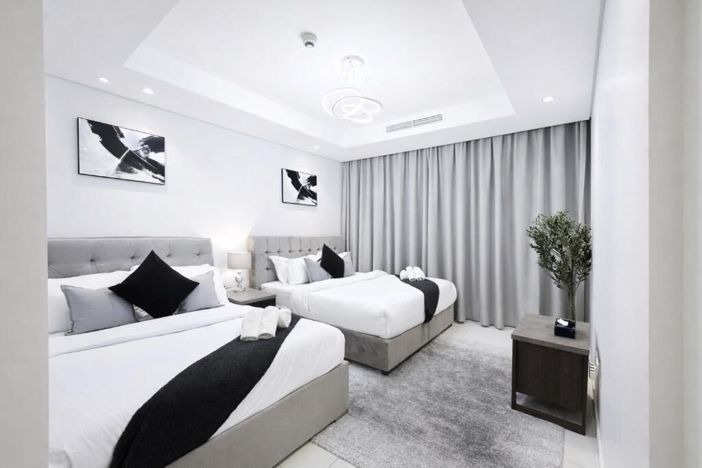 Luxury Apartment, 2 Bedrooms, City View | In-room safe, blackout drapes, iron/ironing board, free WiFi