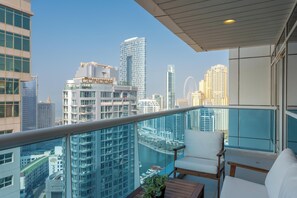 Classic Apartment, 1 Bedroom, Balcony, Marina View | Balcony - Gala Guests - Classic Opal Tower Suites Dubai Marina (Dubai)