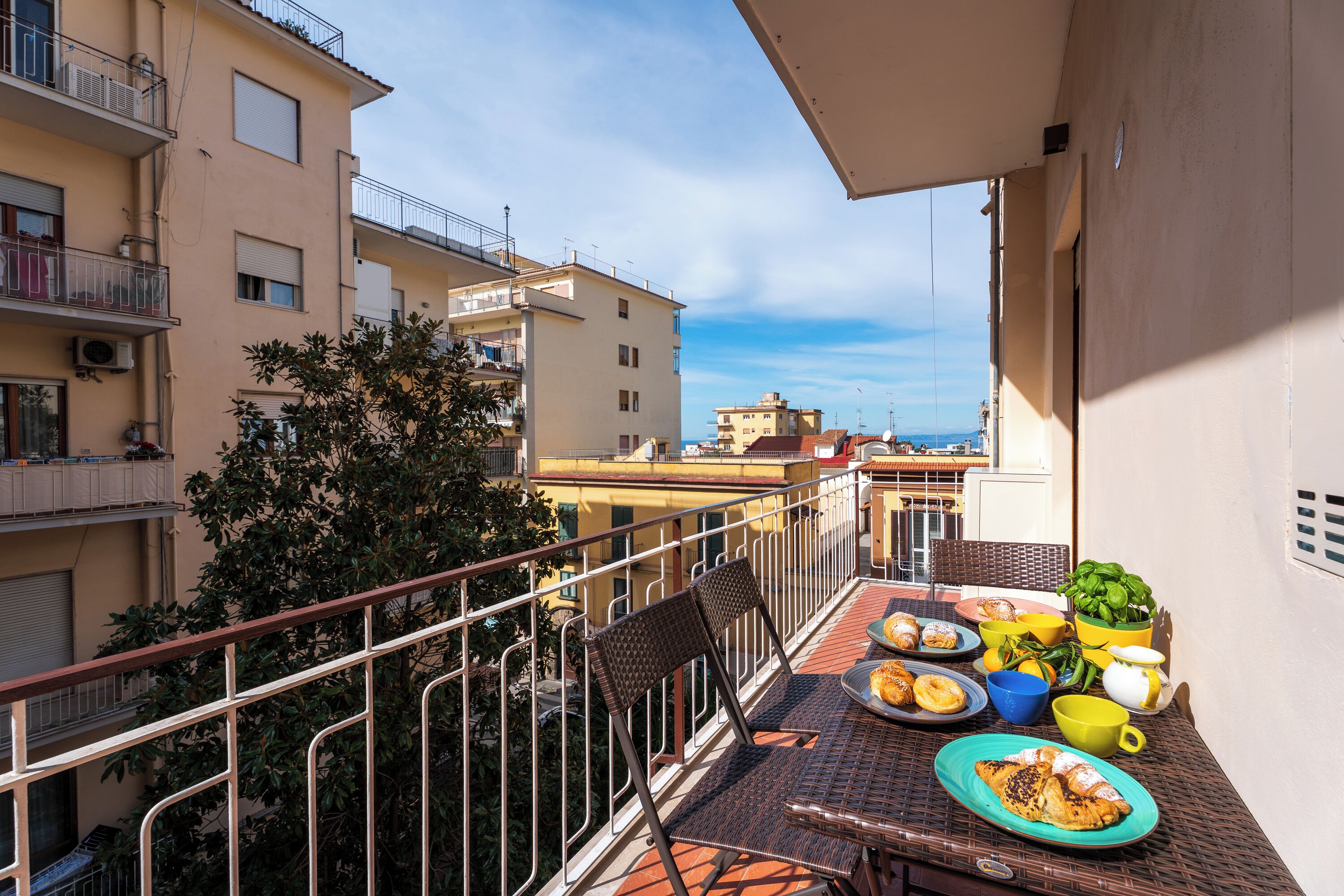 Appartement, 2 chambres, cuisine, vue ville | Terrasse/Patio