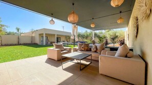 Terrace/patio - Magnificent Villa Asma heated pool (Marrakech)