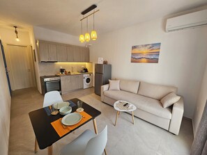 Apartment, 1 Bedroom, Courtyard View | Living area - Parian Nissos Harmony Living (Paros)