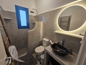 Apartment, 1 Bedroom, Lanai, Ground Floor | Bathroom sink - Parian Nissos Harmony Living (Paros)