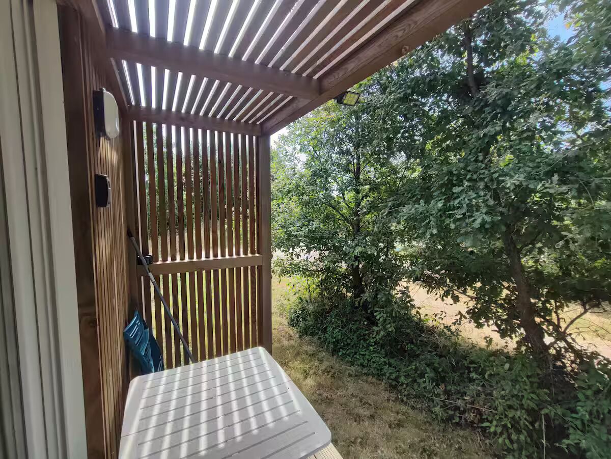 Hytte – comfort, 1 soverom, hageutsikt | Utsikt fra rommet