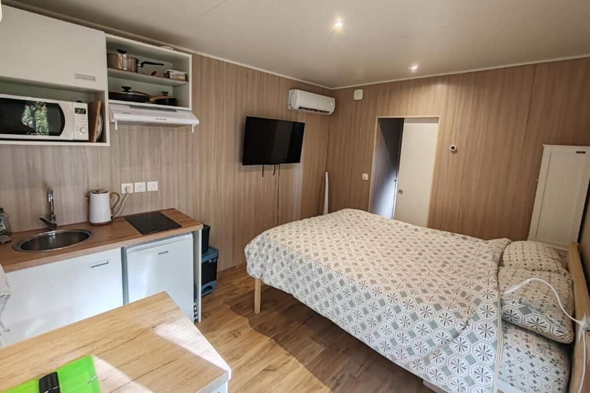 舒適小屋, 1 間臥室, 花園景 | 高級寢具、免費 Wi-Fi、獨特裝修、床單