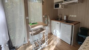舒適小屋, 1 間臥室, 花園景觀 | 私人廚房 | 電熱水壺、餐桌
