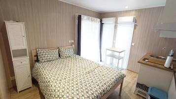 Comfort huisje, 1 slaapkamer, uitzicht op tuin | Gratis wifi