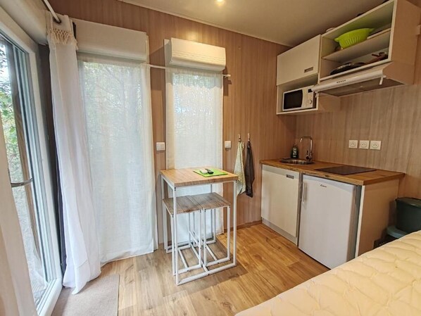 Comfort-Ferienhütte, 1 Schlafzimmer, Gartenblick | Kostenloses WLAN