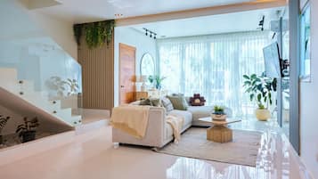 Uitzicht vanuit accommodatie