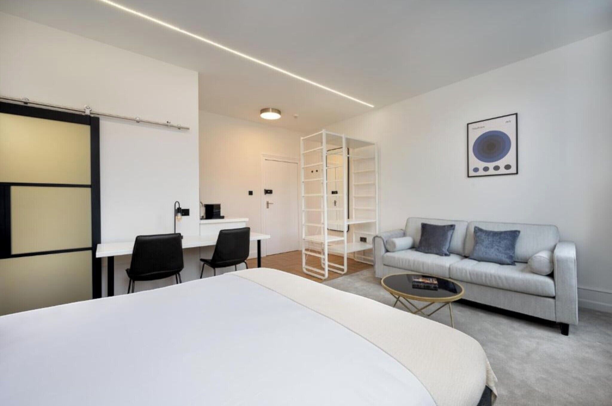 Comfort appartement, 1 tweepersoonsbed met slaapbank, niet-roken, uitzicht op de stad