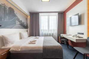 Superior tweepersoonskamer, voor 1 persoon, uitzicht op de binnenplaats