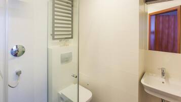 Free toiletries, hair dryer, towels, soap