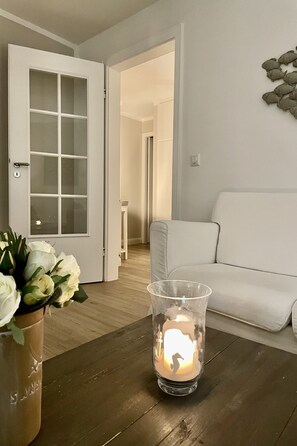 TV, stereo - Rantumer Süderhüs - Comfortable vacation home with sea view and terrace on Sylt (Rantum)