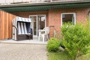 Terrace/patio - Cozy 2-room apartment on the ground floor in Westerland (Westerland)