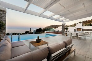 A heated pool - Endearing Rhodes Villa | Villa Colossus | 4 Bedrooms | Breathtaking Sea Views |. (Lindos)