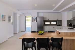 Dining - Superb Rhodes Villa | Villa Nyx & Helios | 3 Bedrooms | Private Pool | Lovely. (Lindos)