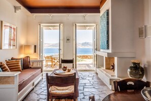 Living area - Alluring Ano Koufonisi Villa | Villa Elysium | 6 Bedrooms | Infinity Pool with. (Naxos)