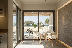 Dining - Lavish Tinos Beachfront Suite | Adults only | Elysia Suite | Private Furnished. (Tinos)