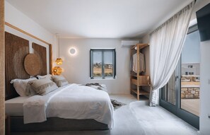 3 bedrooms, in-room safe, iron/ironing board, free WiFi - Villa Altiora, 3 BDR, Private Pool, Furnished Terrace, Naousa (Paros)