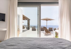 4 bedrooms, in-room safe, iron/ironing board, free WiFi - Superb Seafront Mykonos Villa | Villa Eros | 4 Bedrooms | Panoramic Sea Views |. (Mykonos)
