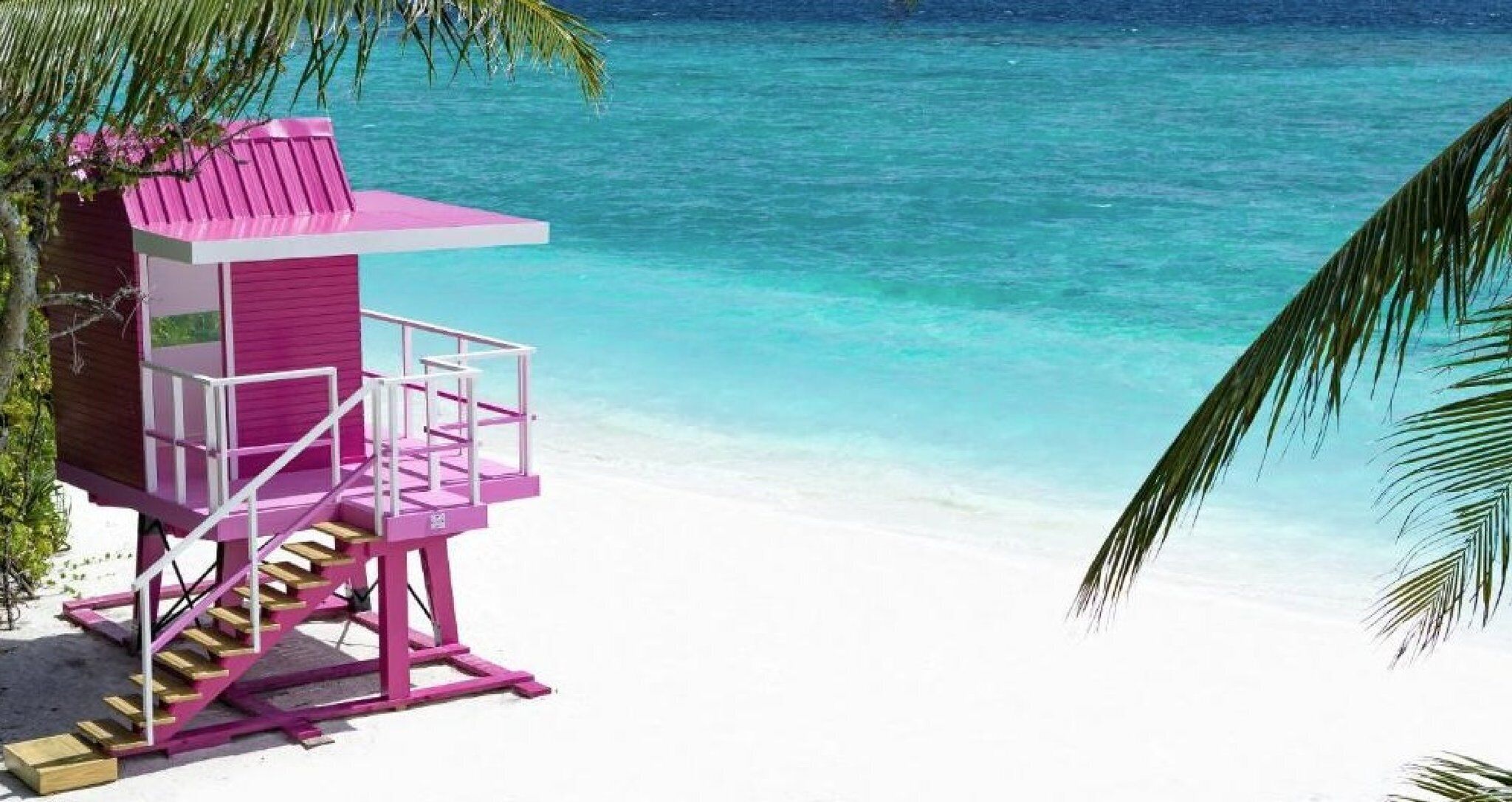 Plage à proximité, chaises longues