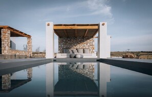 Pool - Villa Heliora, 2 BDR, Private Pool, Furnished Terrace, Naousa (Paros)