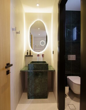 Shower, towels, soap, shampoo - Villa Evanthia | 2 BDR | Sea Views | Pool | Syros (Syros)
