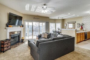Apartment (3 Bedrooms) | Interior - Lake View + Pool Access: Waterfront Ozark Escape! (Lake Ozark)