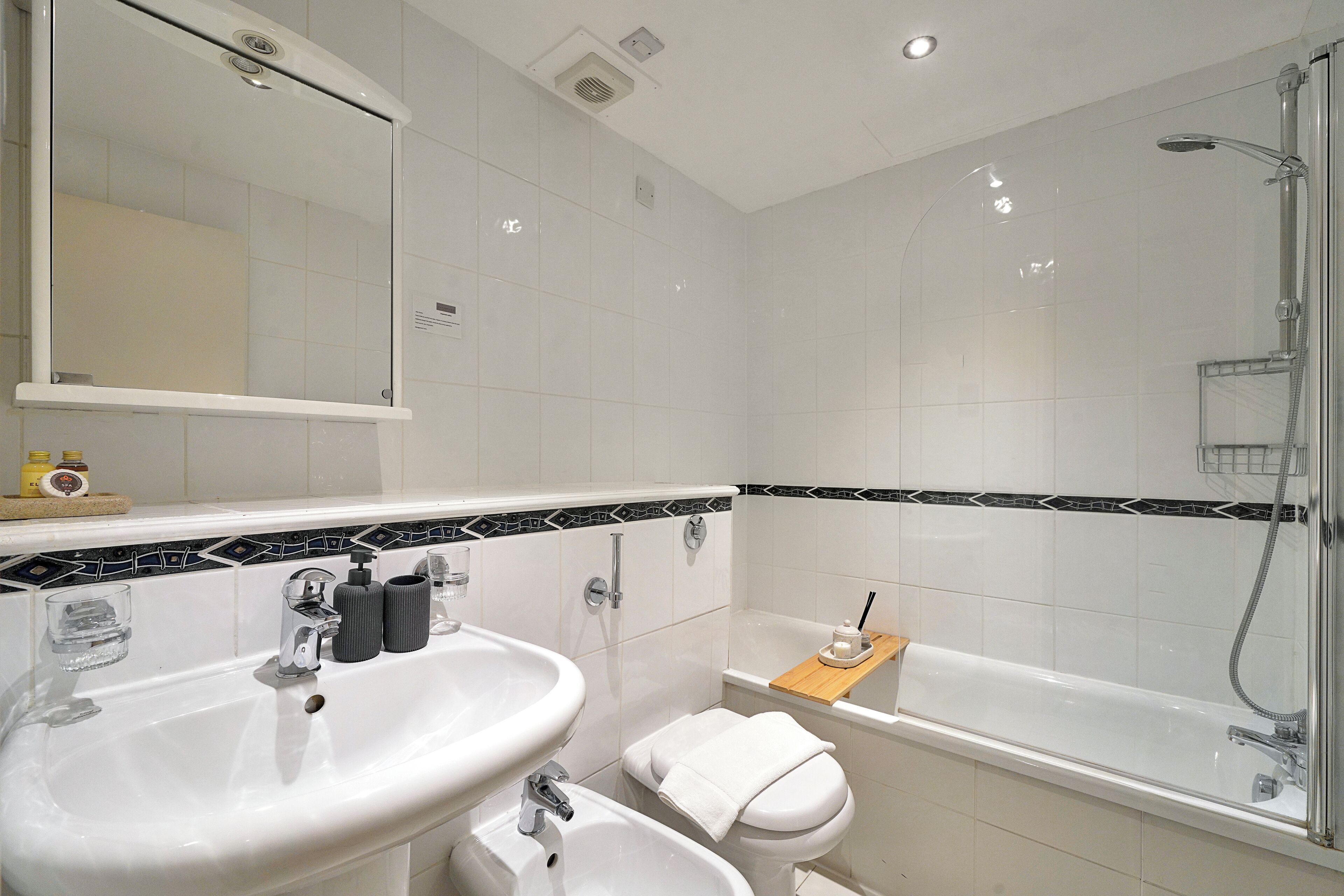 Apartamento básico | Banheiro | Toalhas de banho 