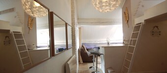 Luminous cocoon in the heart of the old town