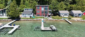 NEW! Eagles Landing - Large and Luxurious Newly-Constructed Lakefront Home Right On Crystal Lake! Absolutely Gorgeous!