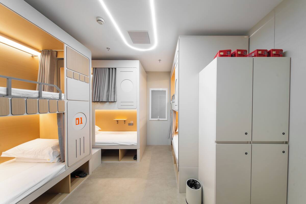 Comfort Shared Dormitory, Men only, City View | Hypo-allergenic bedding, soundproofing, free WiFi